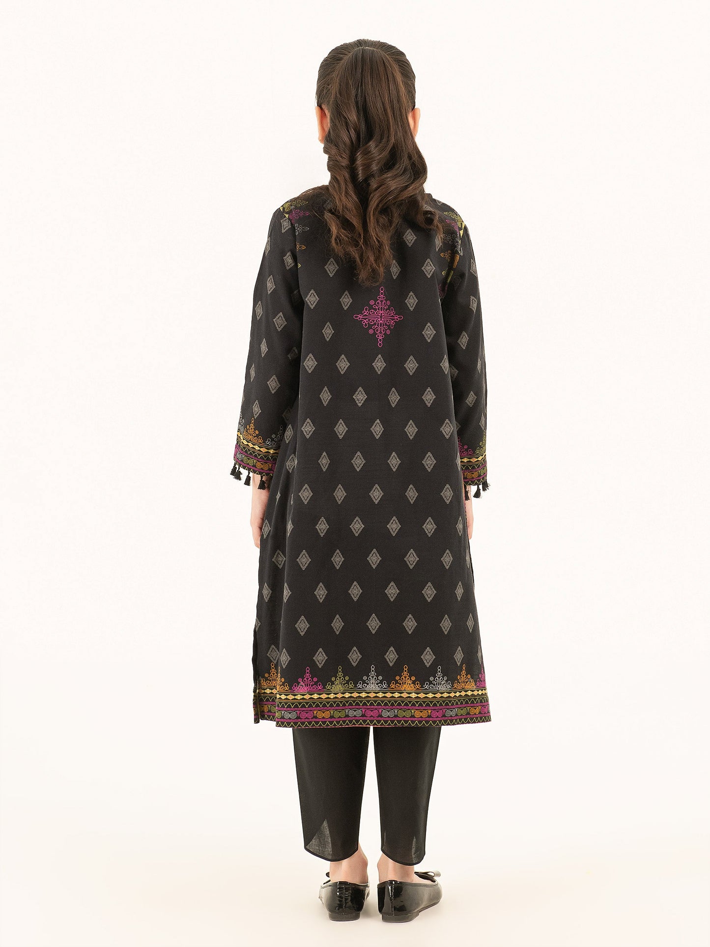 Khaddar Shirt-Embellished (Pret)