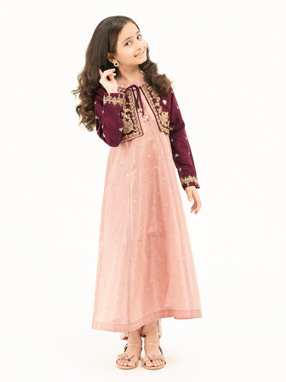 Embroidered Silk Suit