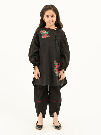 Embroidered Cambric Suit