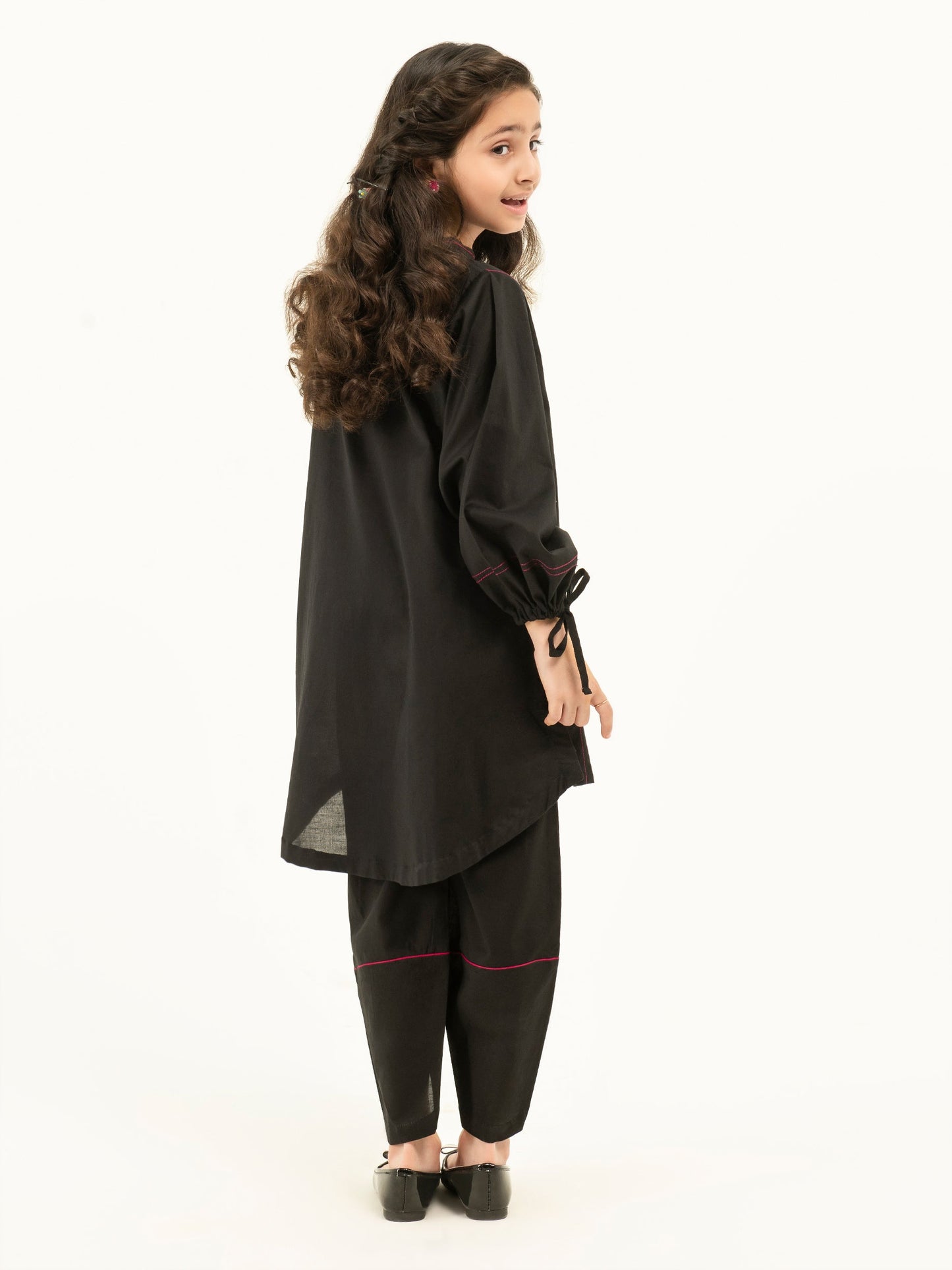 Embroidered Cambric Suit