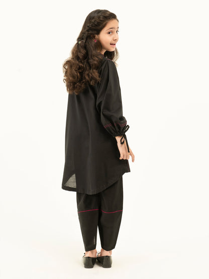 Embroidered Cambric Suit