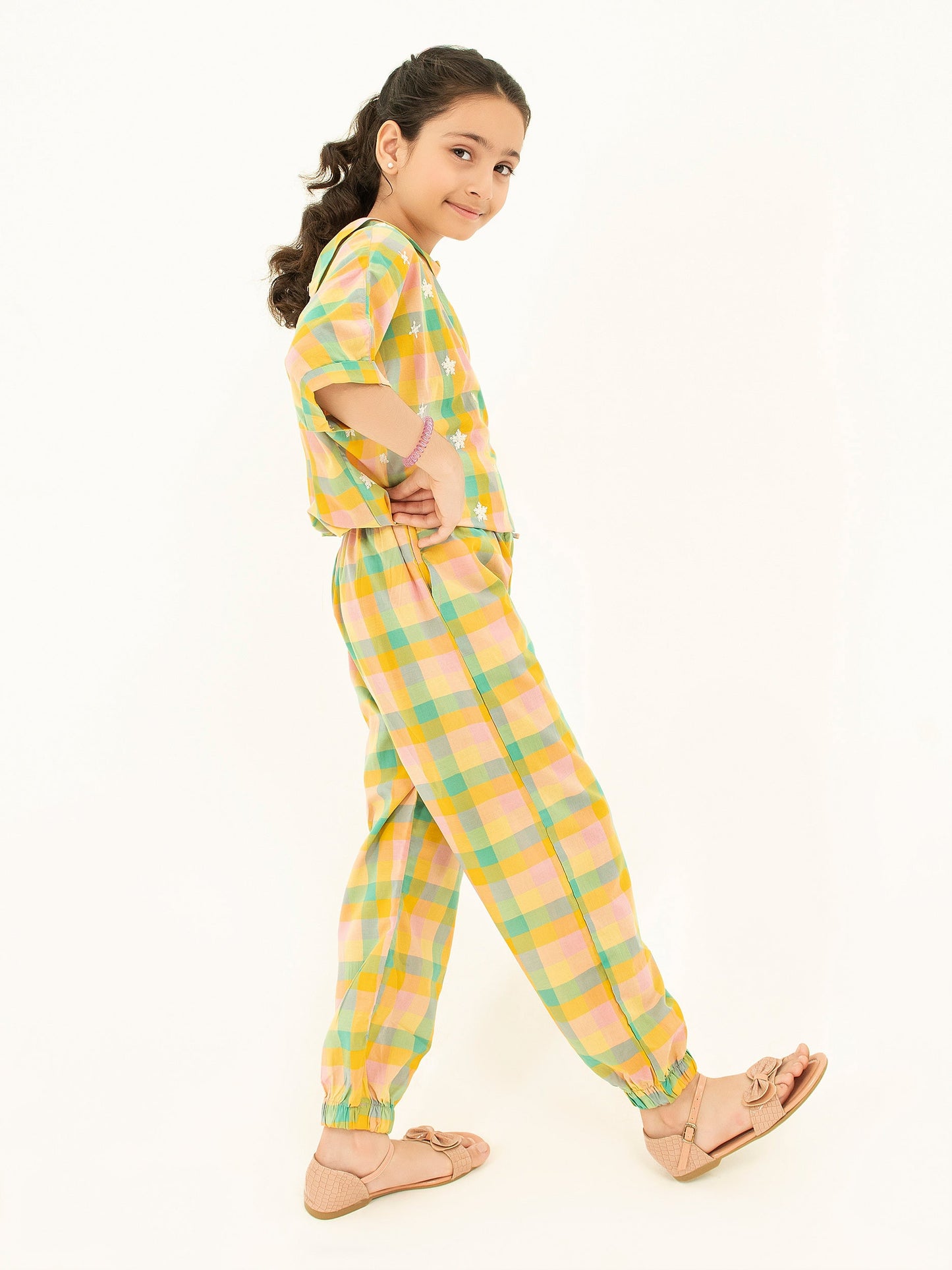 Embroidered Yarn Dyed Suit