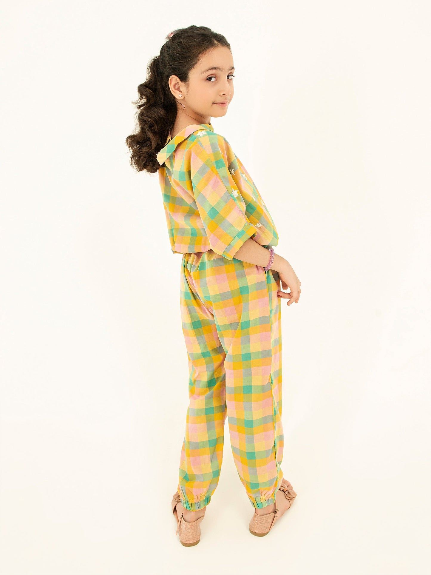 Embroidered Yarn Dyed Suit