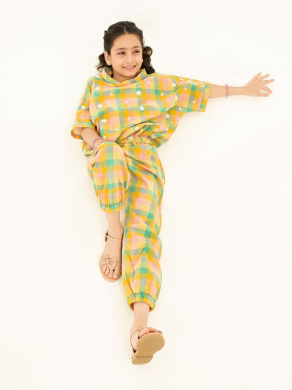 Embroidered Yarn Dyed Suit