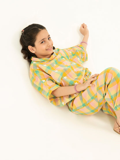 Embroidered Yarn Dyed Suit