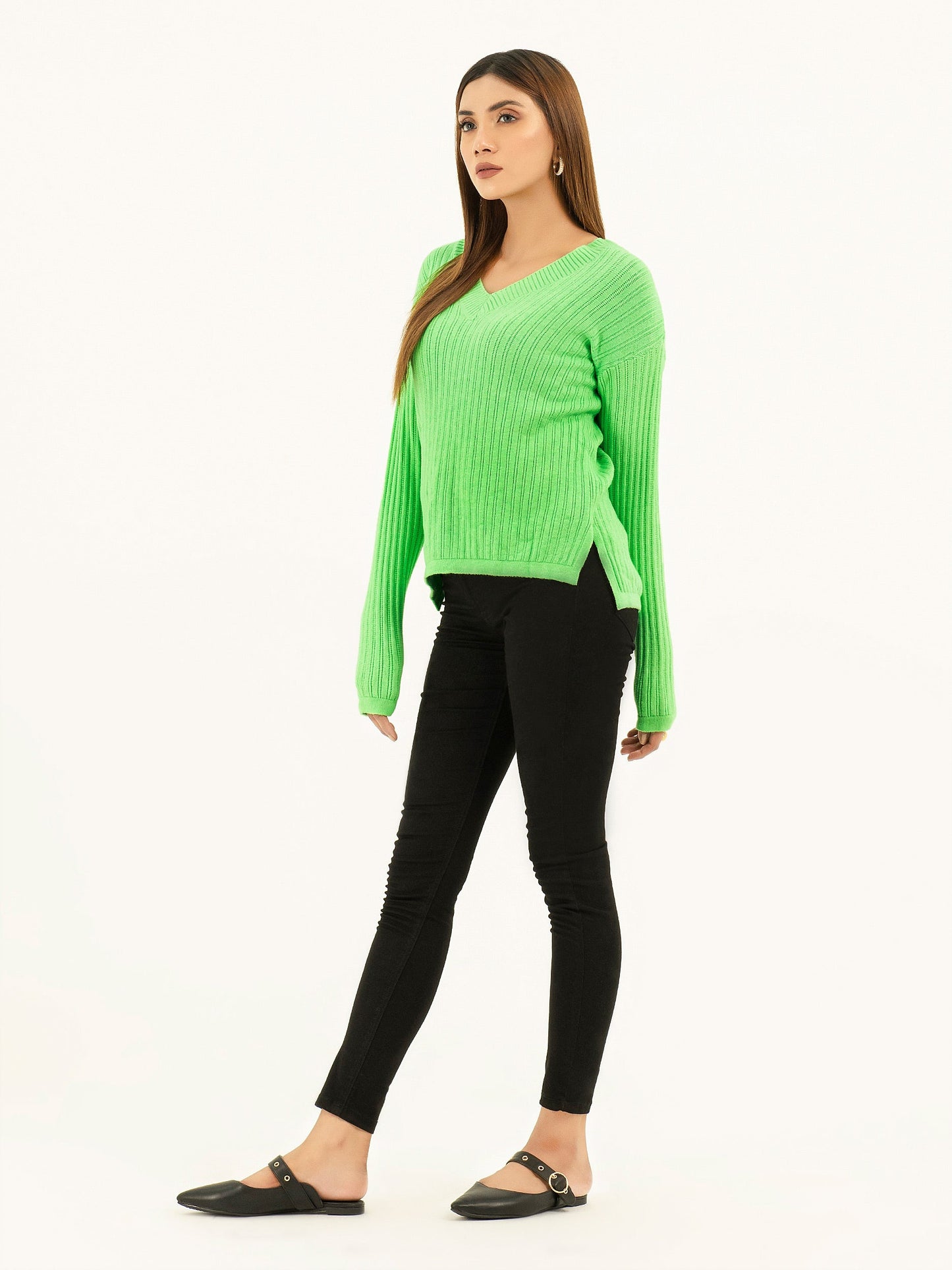 Ribbed Knit Sweater