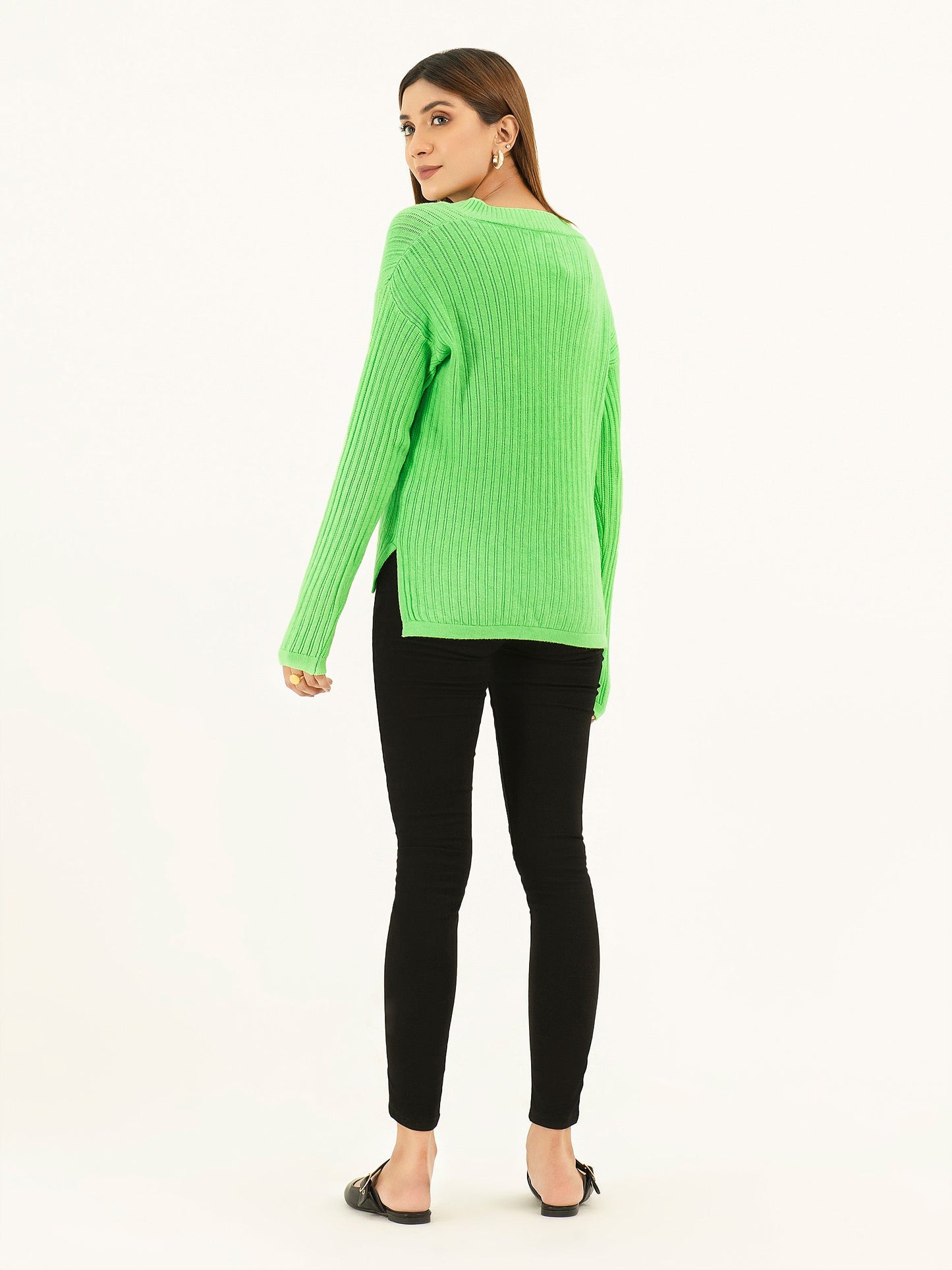 Ribbed Knit Sweater