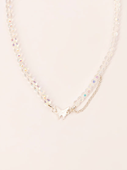 Rainbow Butterfly Necklace