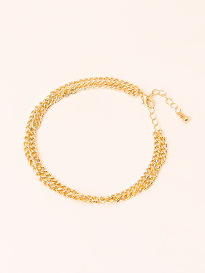Vintage Layered Anklet