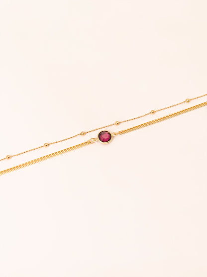 Golden Layered Anklet