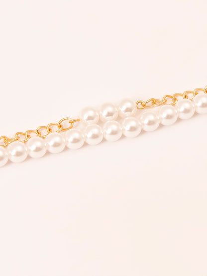 Pearl Layered Anklet