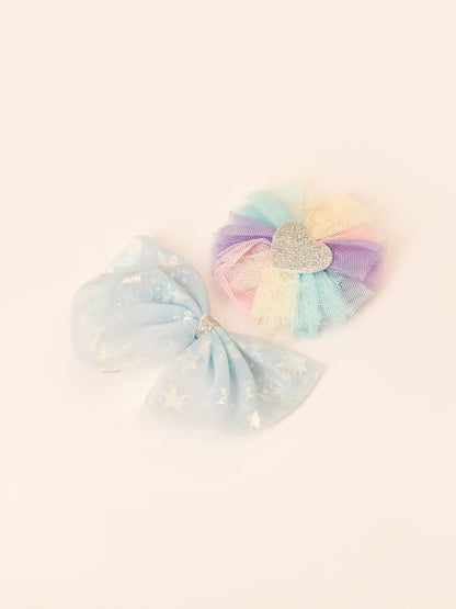 Multi Shade Hair Clip Set