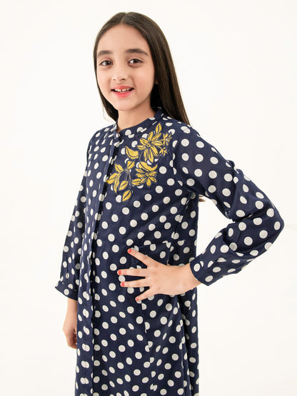 Embroidered Silk Dress