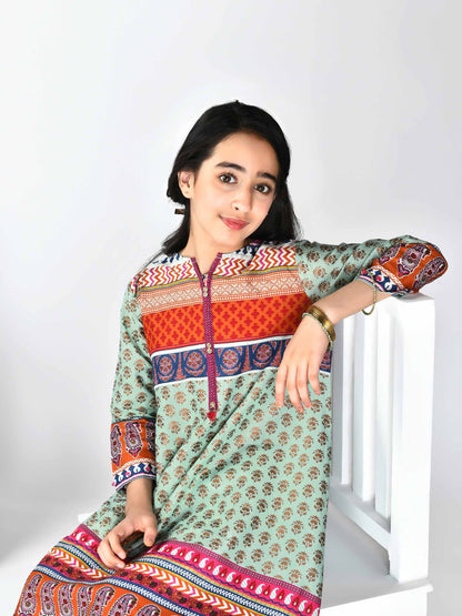 A-Line Printed Shirt