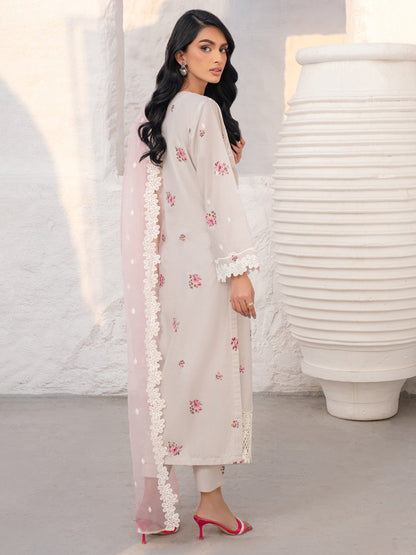 3 Piece Lawn Suit-Embroidered (Unstitched)
