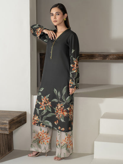 2 Piece Khaddar Suit-Printed (Unstitched)