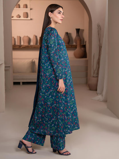 3 Piece Khaddar Suit-Printed (Unstitched)