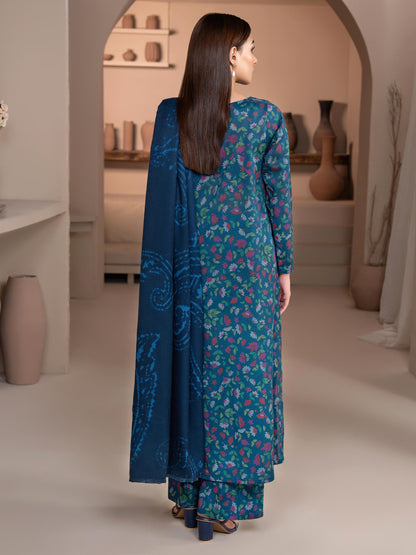 3 Piece Khaddar Suit-Printed (Unstitched)