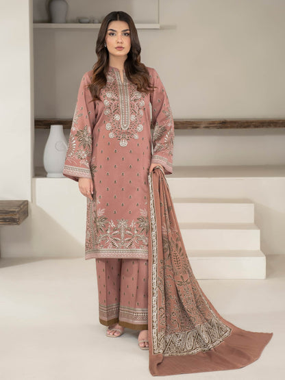 3 Piece Khaddar Suit-Printed (Unstitched)